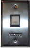 Valcom V-2972 Call Push Button with Rocker Switch, Stock# V-2972
