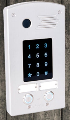 TADOR KX-T918-AVL-Touch-2P - 2 Button Door Phone For Analog PBX Extension, Weather Resistance, Anti Vandal, Anodize, Very Durable Water Proof. Stock# KX-T918-AVL-Touch-2P NEW