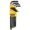 Klein Tools 12-Piece L-Style Ball-End Hex-Key Caddy Set - Inch Stock# BLK12