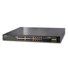 PLANET SGSW-24040HP IPv6 Managed 24-Port 802.3at High Power PoE Gigabit Ethernet Switch + 4-Port SFP (400W), Stock# SGSW-24040HP