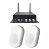 Speco AACEK1W with AA1 Amp and SPCE5OW Speaker Bundle (White), Part# AACEK1W
