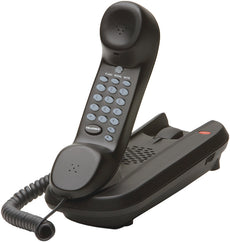 Teledex AT1102, I Series – Analog Corded Phones, 1 Line, Trimline, Black, Part# IPN331191