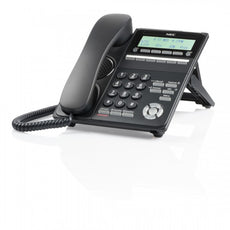 NEC ITK-6D-1(BK)TEL 6 Button Black IP Telephone, Monochrome Display,  IP Terminal, 10/100Mbps Network, Part# BE118958 NEW