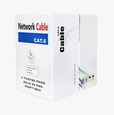 ENS Cat6 Network Cable, 1000FEET/REEL IN THE BOX, CCA, Part# CAT6-2