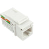 PRIMEX Cat6-180, Cat6 Jack, 180 Degree UTP Keystone Part# 125-0946-WT