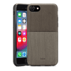 Rocstor Bare Collection Case with Back Pocket for iPhone 7/8, Full Protection - Kajsa Series - Grey, Part# CS0041-78