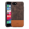 Rocstor Retro Collection for iPhone 6/7/8, Genuine Leather, Full Protection – Kajsa Series – Brown/Tan, Part# CS0060-78