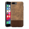Rocstor Retro Collection for iPhone 6/7/8 Plus, Genuine Leather, Full Protection – Kajsa Series – Light Brown/Brown, Part# CS0064-78P