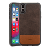 Rocstor Retro Collection for iPhone X/XS, Genuine Leather, 2-in-1 Full Protection – Kajsa Series – MIL STD 810G Tested – Military Standard Grade – Brown/Tan, Part# CS0066-XXS