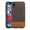 Rocstor Retro Collection for iPhone XR, Genuine Leather, 2-in-1 Full Protection – Kajsa Series – MIL STD 810G Tested – Military Standard Grade – Brown/Tan, Part# CS0069-XR