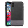 Rocstor Retro Collection for iPhone XR, Genuine Leather, 2-in-1 Full Protection – Kajsa Series – MIL STD 810G Tested – Military Standard Grade – Black/Grey, Part# CS0071-XR