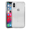 Rocstor Wave Collection for iPhone X/XS, 2-in-1 Full Protection – Kajsa Series – MIL STD 810G Tested – Military Standard Grade – Silver, Part# CS0076-XXS