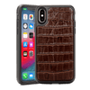 Rocstor Croc-Effect Collection for iPhone X/XS, 2-in-1 Full Protection – Kajsa Series – MIL STD 810G Tested – Military Standard Grade – Brown, Part# CS0087-XXS