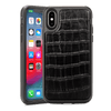 Rocstor Croc-Effect Collection for iPhone X/XS, 2-in-1 Full Protection – Kajsa Series – MIL STD 810G Tested – Military Standard Grade – Black, Part# CS0088-XXS