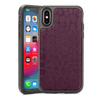 Rocstor Alligator Collection for iPhone X/XS, 2-in-1 Full Protection – Kajsa Series – MIL STD 810G Tested – Military Standard Grade – Purple, Part# CS0096-XXS