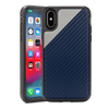 Rocstor Matrix Carbon 1 Collection for iPhone X/XS, 2-in-1 Full Protection – Kajsa Series – MIL STD 810G Tested – Military Standard Grade – Navy, Part# CS0108-XXS