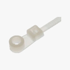 ENS 8'' white screw mount cable tie, 100pc/bag, Part# CTM-8/W