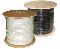 Siamese Cable, RG59U, 95% Braid,  18/2 Power Cord, 500Ft, Part# CW5918-B/W