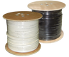 Siamese Cable, RG59U, 95% Braid,  18/2 Power Cord, 500Ft, Part# CW5918-B/W