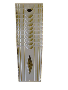 Compumatic 10 pocket expandable time card holder, Part# CardRack-10-WF