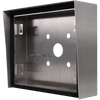 DoorBird D1101KH surface-mounting housing (backbox) with protective-hood, stainless steel V4A, brushed