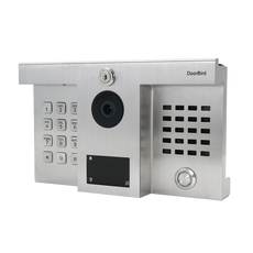 DoorBird IP Video Door Station D1812, Hybrid upgrade for installations of DoorKing® 1812 Classic and Plus, stainless steel V2A, brushed, Part# 423866720