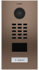 DoorBird IP Video Door Station D2101BV, Brushed Stainless Steel, Bronze-Finish, Flush-mounted, 1 backlit Call button, Part# D2101BV