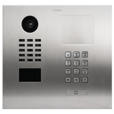 DoorBird IP Video Door Station D2101KH for single family homes, 1 call button, keypad module