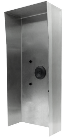 Doorbird Protective-Hood for D2101V Video Door Stations, stainless steel V4A, brushed, Part# 423861480