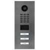 DoorBird IP Video Door Station D2103V, Stainless steel V2A, 3 call buttons (surface-/ flush-mounting housing sold separately)