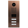 DoorBird IP Video Door Station D2103V, Stainless steel V2A, 3 call buttons (surface-/ flush-mounting housing sold separately)