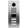 DoorBird IP Video Door Station D2103V, Stainless steel V2A, 3 call buttons (surface-/ flush-mounting housing sold separately)