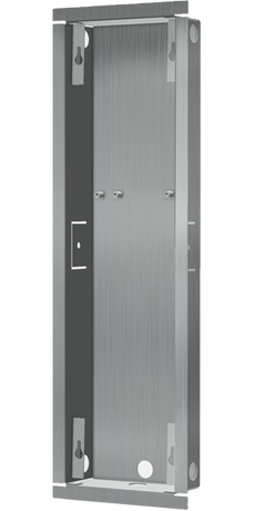 DoorBird D2104V/D2105V/D2106V Flush-mounting housing (backbox), stainless steel V2A, Part# 423867505