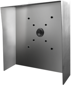 Doorbird Protective-Hood for D21xKH Video Door Stations, stainless steel V4A, brushed, for in use with surface mounting housing, Part# 423861473