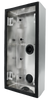 DoorBird D21DKV Surface-mounting housing (backbox), stainless steel V4A (salt-water and grindging dust resistant), brushed, Part# 423868533
