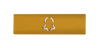 DoorBird D21x Nameplate Video Door Station, bell symbol, engraved through material for illumination, self-adhesive