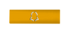 DoorBird D21x Nameplate Video Door Station, bell symbol, engraved through material for illumination, self-adhesive