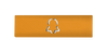 DoorBird D21x Nameplate Video Door Station, bell symbol, engraved through material for illumination, self-adhesive