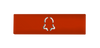 DoorBird D21x Nameplate Video Door Station, bell symbol, engraved through material for illumination, self-adhesive