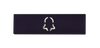 DoorBird D21x Nameplate Video Door Station, bell symbol, engraved through material for illumination, self-adhesive
