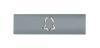 DoorBird D21x Nameplate Video Door Station, bell symbol, engraved through material for illumination, self-adhesive