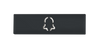 DoorBird D21x Nameplate Video Door Station, bell symbol, engraved through material for illumination, self-adhesive