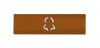 DoorBird D21x Nameplate Video Door Station, bell symbol, engraved through material for illumination, self-adhesive