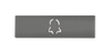 DoorBird D21x Nameplate Video Door Station, bell symbol, engraved through material for illumination, self-adhesive