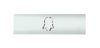 DoorBird D21x Nameplate Video Door Station, bell symbol, engraved through material for illumination, self-adhesive