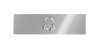DoorBird D21x Nameplate Video Door Station, bell symbol, engraved through material for illumination, self-adhesive