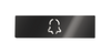 DoorBird D21x Nameplate Video Door Station, bell symbol, engraved through material for illumination, self-adhesive