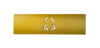DoorBird D21x Nameplate Video Door Station, bell symbol, engraved through material for illumination, self-adhesive