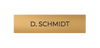 DoorBird D21x Nameplate Video Door Station, individual engraving, self-adhesive