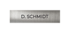 DoorBird D21x Nameplate Video Door Station, individual engraving, self-adhesive